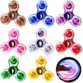 thumbnail image 2 of LED Light Up Fidget Spinner Luminous Finger Toy Hand Spinner Stress Reduction and Anxiety Relief Party Favors for Kids Adults, 2 of 5