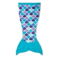 thumbnail image 2 of Fin Fun Mermaid Tail Blanket Kids, Girls and Boys - Cuddle Tails - Perfect Birthday and Christmas Gift, High Quality - Kids, Aqua Dream, 2 of 3