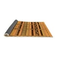 thumbnail image 2 of Ahgly Company Indoor Rectangle Solid Orange Modern Area Rugs, 7' x 9', 2 of 4