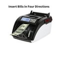 thumbnail image 2 of Money Counter Machine Portable Mini Money Counter Counterfeit Bill Detector Automatic Money Detection Top Loading Bill Counting Machine By UV MG ,User Friendly, 2 of 6