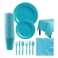 thumbnail image 1 of Amdohai Disposable Tableware Set for 20 Guests Disposable Paper Birthday Dinnerware Plastic, 1 of 7