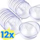 thumbnail image 2 of Bolas de adorno navideñas de 5 a 10 cm, bolas huecas transparentes de plástico rellenables para manualidades, decoraciones colgantes para árboles de Navidad y fiestas de bodas, 2 of 5