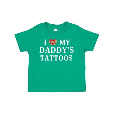 

Inktastic I Love My Daddy s Tattoos Gift Toddler Boy or Toddler Girl T-Shirt