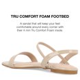 thumbnail image 5 of Journee Collection Womens Karren Tru Comfort Foam Pull On Sling Back Flat Sandals, 5 of 7
