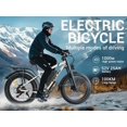 thumbnail image 2 of SMLRO MX500 Electric Bike – 2000W Dual Motors, 52V 25Ah, 24" Fat Tires, Hydraulic Disc Brakes, Full Suspension, 2 of 10
