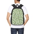thumbnail image 6 of Vsdgher Cute Crocodile Print Backpack for Women Men School Bookbag with Laptop Compartment for College Work Travel, Simple Fashion Casual Daypack, Fit 15" Laptop, 6 of 8