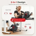 thumbnail image 3 of Sunny Health & Fitness SMART Low Profile Under Desk Smart Mini Pedal Exerciser For Leg & Arm w Free SunnyFit® App Membership - SF-B023005DGY, 3 of 8