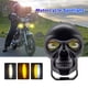 thumbnail image 3 of Focos Lámpara frontal para vehículo eléctrico con forma de calavera, luz antiniebla de 160 W, 6000 K/3500 K (negro), 3 of 9