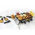 thumbnail image 3 of RICARDO Non-Stick Reversible Electric Raclette Set, 18 Pieces, 8 Persons, The Rock Cooking Surface, LED Temp Control, Easy Clean, 1500 Watts, 3 of 6