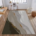 thumbnail image 3 of Curved Line 3D Carpet, Hand Painted Oil Painting Large Rug, Porch Mat Clear Pattern Durable Quick Drying and Machine Washable for Living Room Study Bedroom Bedroom Cafe,5ft x 8ft, 3 of 6