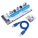thumbnail image 1 of Cable de extensión de gráficos PCI-E Riser 1X a 16X Línea de minería extendida PCI-E Tmvgtek Componentes de Computadoras, 1 of 6