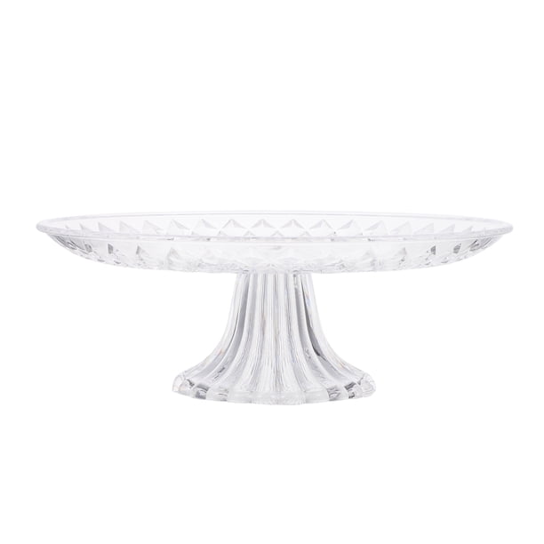 KAKOWELY 1 plato de fruta acrílico transparente de 30 cm para casa, hotel, karaoke, fiesta, boda, bandeja de fruta