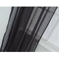 thumbnail image 5 of RT Designers Collection Astro Textured Rod Pocket Curtain Panel 54" x 90" Black, 5 of 7