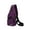 Purple, variant on MUSOIE Sling Bag RFID Crossbody Sling Backpack with USB Charging Port Travel Daypack for Women Men