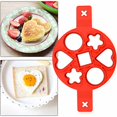 thumbnail image 4 of Silicone Pancake Mold, 7 Ring Pancake Maker, Nonstick Kitchen Tool Ring Maker Pancake Accessories Ring Egg Flip Round Egg Mold Cheese Egg Cooker Kitch, 4 of 4