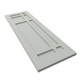 thumbnail image 6 of Ekena Millwork 12"W x 32"H True Fit PVC San Juan Capistrano Mission Style Fixed Mount Shutters, Hailstorm Gray (Per Pair - Hardware Not Included), 6 of 9