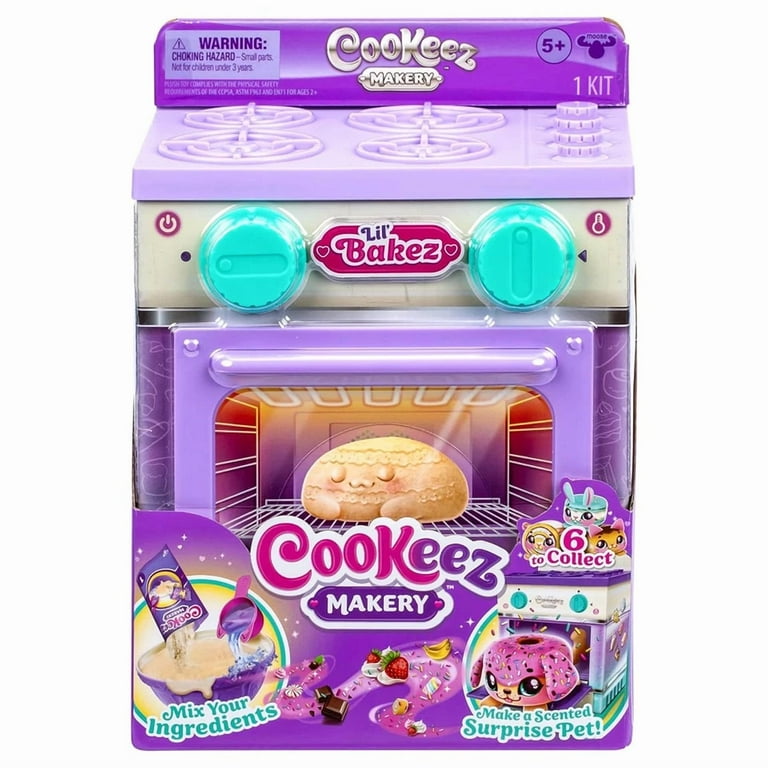 Cookeez Makery Lil' Bakez Playset Mix Ingredients Make Scented Surprise Pet MINI Version-Styles Vary