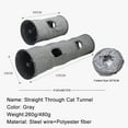 thumbnail image 5 of Wat erloo,Tunnel Toy Tunnel Cat Tunnel Toy Cat Cafe With Toy Tunnel With And Cat Cafe Ball Built-in Steel Wire Soft And Tunnel With Ball Steel Wire Soft With Ball Built-in Suede Cat Tunnel, 5 of 7