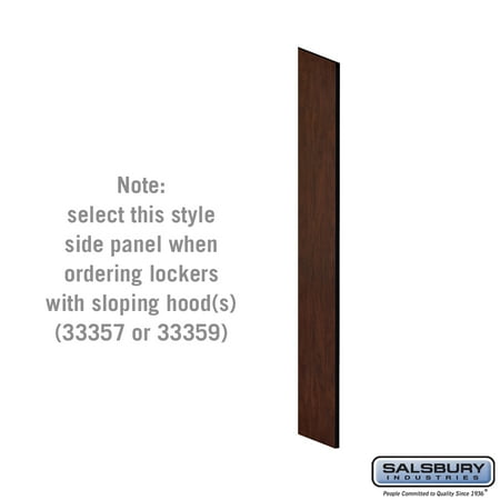 Mahogany Bun Feet - Side Panel - for 5 Feet High - 15
