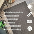 thumbnail image 6 of Koeckritz Rugs Rustic Checkerboard ECO-Friendly DuraKnit Indoor/Outdoor Area Rug, 4'x8', 6 of 6