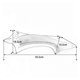 thumbnail image 5 of Motorcycle Body Fairings Air Duct Side Cover Air Box for Kawasaki, 5 of 5