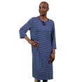 thumbnail image 1 of Chemise de Nuit Adaptative pour Femmes, Indigo - 2TG, 1 of 1