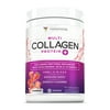 Multi Collagen Peptides Plus Hyaluronic Acid and Vitamin C, Hydrolyzed Collagen Protein, Types I, II, III, V and X Collagen, Strawberry Flavor, 30 servings