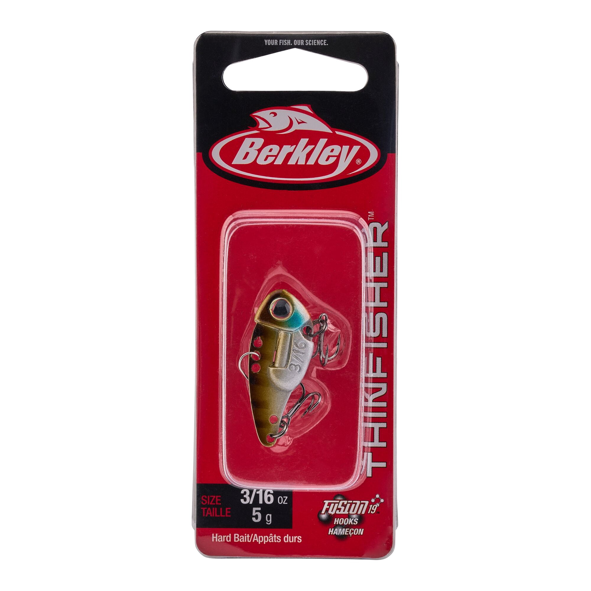 Berkley ThinFisher™, 1.5 in, Blade Baits, Ghost Bluegill (1 Count)
