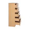 thumbnail image 3 of Go Green Woods Olivia Wooden Tall 5 Drawer Chest Dresser, 3 of 8