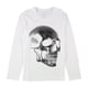 thumbnail image 1 of Elevenparis Hombre Skull Graphic T-Shirt blanco XL, 1 of 3