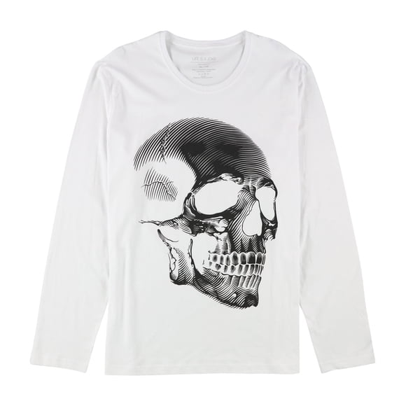 Elevenparis Hombre Skull Graphic T-Shirt blanco XL