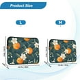 thumbnail image 4 of FORMRS 15-15.6 inch Laptop Sleeve Case Soft Carrying Quilted Computer Bag Cover, Floral Oranges, 4 of 7