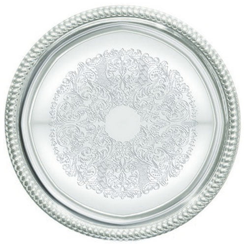 Winco Cmt 14 Round Serving Tray, Round Serving Tray Big With Lid