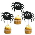 thumbnail image 4 of Halloween Cake Inserts Bat Witch Hat Decoration for Festival Parties Party Cake Supplies (6pcs) 6PCS, 4 of 7