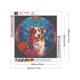 thumbnail image 2 of Pintura de diamante 5D DIY, taladro redondo completo, vidrieras, Kit de decoración para perros, 30x30cm, 2 of 9