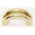 thumbnail image 3 of Split Top 1 1/2" Center Arch Pull, Polished Nickel, 3 of 6