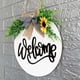 thumbnail image 1 of Welcome Door Hanger Door Decoration Door Wreath Front Door Wreath Decor, 1 of 8