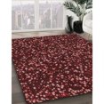 thumbnail image 3 of Ahgly Company Machine Washable Indoor Rectangle Transitional Chestnut Red Area Rugs, 5' x 7', 3 of 7