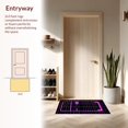 thumbnail image 3 of Flatwoven High Traffic Area Rug, Retro Gaming Inspired Color Burst, Non Slip, Stain Resistant, Washable Area Rugs for Living Room, Bedroom(Purple, 4X6), 3 of 8