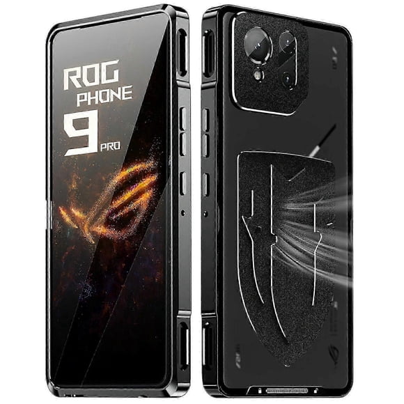 For Asus ROG Phone 9 5G/Phone 9 Pro 5G Case Heat Dissipation Metal Frame PC Phone Cover