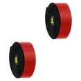 thumbnail image 3 of 2 cintas para manillar de bicicleta, envolturas para manillar de bicicleta, agarre cómodo, absorción de impactos, EVA PU, envolturas para manillar de Negro Rojo, 3 of 8