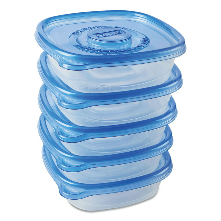 Glad Take-Aways Storage Containers With Lids 38 Ounce (25 Count) for sale  online