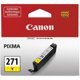 thumbnail image 1 of Depósito de tinta Canon CLI-271 amarillo genuino para impresoras, 1 of 1