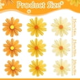 thumbnail image 2 of Decoraciones florales de papel SUNBEAUTY Orange Daisy x9, 2 of 7