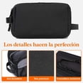 thumbnail image 3 of Neceser de Viaje, Bolsa de Aseo para Mujer y Hombre, Organizador de Maquillaje y Herramientas de Afeitado con Gancho Colgante, 3 of 4