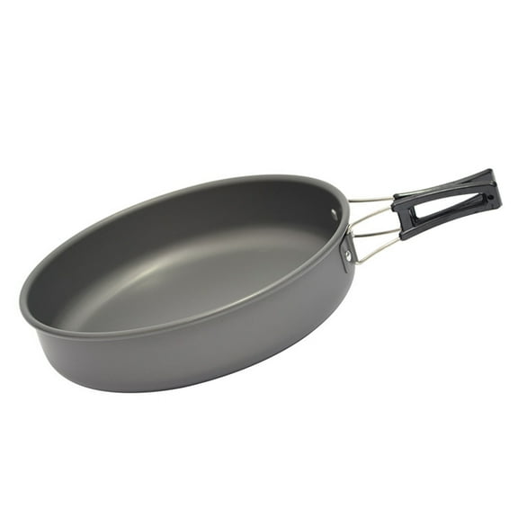 Camping Skillet Frying Outdoor Pan Cookware Portable Travel