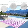 thumbnail image 3 of Purple Outdoor Rug for Patio/Deck/Porch, Non-Slip Large Area Rug 4 x 6 Ft, Polka Dots Watercolor Abstract Art Indoor Outdoor Rugs Washable Area Rugs, Reversible Camping Rug Carpet Runner, 3 of 8