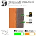 thumbnail image 3 of Allytech Tablet Case for Lenovo Tab Tab M10 10.1 Inch 3rd Gen 2022 (TB-328F), Premium PU Leather Flip Card Holder Anti-Scratch Auto Sleep Wake Case for Lenovo Tab Tab M10 TB-328F, Orange, 3 of 7