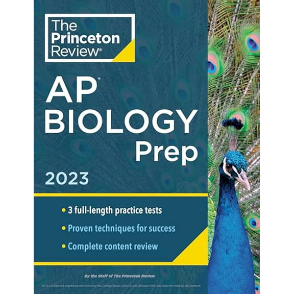 Pre-Owned Princeton Review AP Biology Prep, 2023: 3 Practice Tests   Complete Content Review   Strategies & Techniques (Paperback) 0593450663 9780593450666