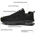 thumbnail image 3 of GOOBON Athletic Running Shoes for Mens Lightweight Breathable Non Slip Air Cushion Tennis Walking Sports Sneakers for Workout Jogging, 3 of 5